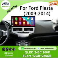 12.3" for Ford Fiesta 2009-2014 Android 16 Car Radio GPS Navi Wireless CarPlay Android Auto Bluetooth DSP IPS Touch Screen Unit