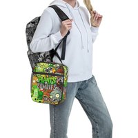 Game Funny Plants-vs-Zombies Merch Insulated Lunch Bag For Office Food Box Portable Cooler Thermal vegetable Print Lunch Boxes