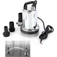 12V 160W DC Submersible Pump 6000L/H Flow 9m Head Stainless Steel Plastic Body Industrial Home Use Compact Durable Easy Install