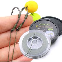 20m Carp Fishing Line Soft Braid Hooklink Wire Method Feeder Boilie Fishing Hair Rig Accessory Tackle 20/25/35LB 12 Strand Line