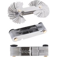 Metric British US 58 PCS Blade Thread Gauges 55 Degree and Metric 60 Degree Thread Pitch Gauges Used for Thread Measuring Tools