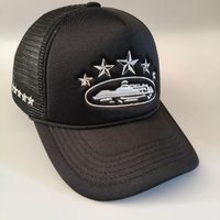Five pointed star embroidered baseball net hat, spring and summer outdoor adjustable casual hat, sun protection hat