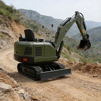 Mini Excavator 2 Ton Hydraulic Crawler Bagger With High Lift Capacity For Material Loading Professional Small Digger Machine