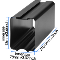 Silverfish Battery Case 21700 Battery Box Aluminium Barrel Accessories Suitable for Electric Bicycle Batteries Outer Shell Case