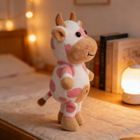 1pc-Cute pet cow plush toy - the perfect anxiety relief and calming aid for cats and dogs