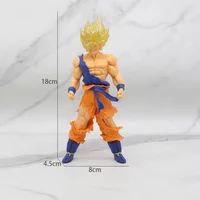 @Figure Anime Son Goku Super Saiyan Figure Anime Dragon Ball Goku DBZ Action Figure Model Gifts Collectible Figurines for Kids