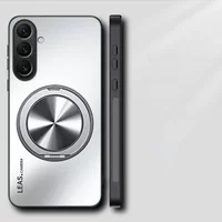 A 56 36 Case Magnetic Ring Stand Holder Case for Samsung A56 A16 A06 A55 A35 A15 A54 A24 Matte Bumper Camera Protective Cover