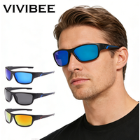 VIVIBEE Men Cycling Polarized Sunglasses Sports Goggle Bicycles Matte Black Fishing 2026 Women Mirror Blue Riding Sun Glasses