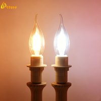 LED Bulb C35 E14 220V 2W 4W 6W 8W Design Energy Saving Candle Cold/Warm White Filament Light 360 Degree Vintage Edison Lamp