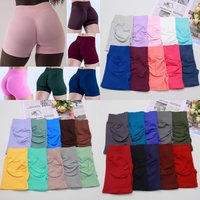 Impact yoga Shorts 4.5" Women Fitness Sports Biker Shorts Low Ribbed Band Gym Workout Scrunch Butt Yoga Seamless Leggings