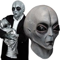 51 Area UFO Alien Skull Mask Cosplay Organism Extraterrestrial Latex Masks Helmet Halloween Carvinal Party Costume Props