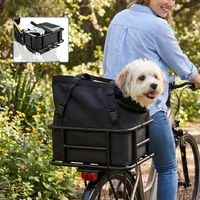 E-Bike Cargo Rack Bag Large Capacity Bike Basket Rear Rack Bike Baskets For Outdoor Travel Bicycle Basket Mount Pet Carrier Bag