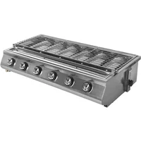 2025Smokeless Infrared BBQ Grill Stainless Steel Roast Stove Outdoor Barbecue Cooking Oven Hiking Kitchen Commercial Gas