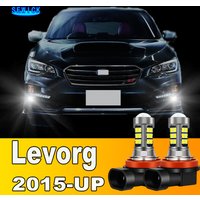 2pcs LED Front Fog Light Bulb Accessories For Subaru Levorg 2015 2016 2017 2018