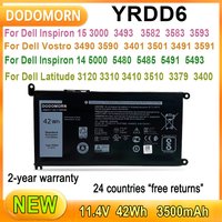 New YRDD6 Laptop Battery For Dell Inspiron 15 3000 3493 3582 3583 3593 Series High Quality 11.4V 42WH Fast delivery 1VX1H VM732