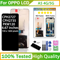 6.67 High Quality For Oppo A5 4G/5G LCD CPH2735 CPH2727 PKW120 Display Touch Screen Digitizer Assembly Replacement