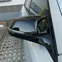 Für bmw f10 f11 lci 2 stücke m stil glänzend schwarz rückspiegel abdeckung kappen trim shell rahmen 520d 525i 530i 530d m550i 2006-2018