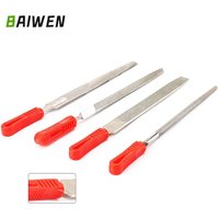 8'' Diamant Große Bord Datei Galvanik Stahl Datei Flache Bord Datei Halb Runde Datei Emery Jade Metall Schleifen Werkzeug