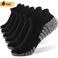 6/12 paires de chaussettes de Sport à la cheville, chaussettes athlétiques basses, chaussettes en tricot épais, Fitness en plein air, respirantes, séchage rapide, résistantes à l'usure, chaudes