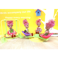 Doll Dollhouse for Girl Swing Play Accessories Amusement Park High Quality Durable Material Easy to Use Perfect for Home