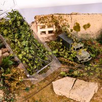 Miniature Vine Vegetation Model Artificial Plants Train Layout/War Game Diorama/Micro Landscape DIY Accessories Materials
