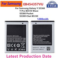 Brand New EB454357VU 1200mAh Battery For Samsung Galaxy Y S5360 Y Pro B5510 Wave S5380 Pocket S5300 Chat B5330