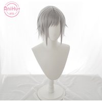Hinomori Shiho Silver 35cm AniHut Cosplay Wig Project SEKAI COLORFUL STAGE! Heat Resistant Synthetic Hair