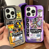 Digimon Adventure Hard Case for Samsung Galaxy S23 S24 S25 S22 Ultra S21 Plus FE A56 A36 A26 5G A16 A06 4G Note 20 Back Cover