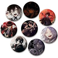 Handmade Anime Brooches Dazai Osamu Nakahara Chuya Sigma Lapel Pins Cartoon Cosplay Badges Backpack Souvenir Jewelry Accessory
