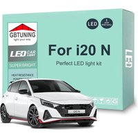 11Pcs Car Indoor Lamp Kit For Hyundai i20N i20 N 2020 2021 2022 2023 Vehicle LED Interior Light Bulb Reading Dome Trunk Canbus