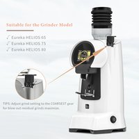 CAFEMASY Coffee Grinder Single Dose Hopper Bean bin Blowing Cleaning Tool With Bean Scoop for Eureka ZENITH 65E / HELIOS 65