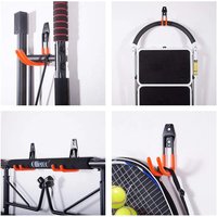 Wall Metal Hook Bicycle Garage Heavy Storage Hook Warehouse Hardware Strong Load-Bearing Small/Medium Square Hook Tool Storage