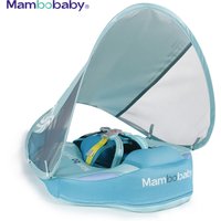 Mambobaby Float Dropshipping Non-Inflatable Baby Float with Canopy Waist Swimming Chest Floater with Tail Float Trainer