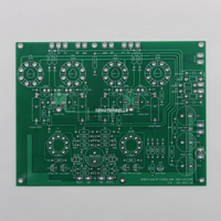 1PC HiFi 6V6 + ECF80 Stereo Push-Pull Amplifier Board PCB Green Board