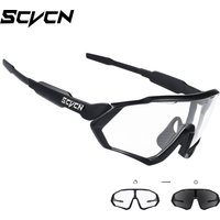 AliExpress SCVCN Photochromic Sunglasses New Style Sports Cycling Glasses Bicycle Eyewear Mountain Bike Cycl Goggles UV400 MTB Road for Men