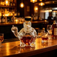 3D Middle Finger Turtle Whiskey Decanter Turtle Whiskey Wine Glass Bottle For Bar Office Home Decor Unique Wine Decanter