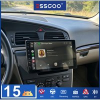 ESSGOO 9''1 DIN WinCE Autoradio-Player mit Wireless CarPlay, Android Auto, Bluetooth, AUX, USB, TF, Mirror Link, HD IPS Touchscreen und Bluetooth-Freisprechfunktion