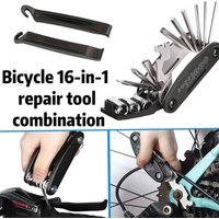 16 in 1 mountain bike portable socket multi-purpose wrench bike multi tool screwdriver bike repair tool