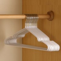 10/20Pcs Non-Slip Plastic Clothes Hanger Dormitory Clothes Drying Adult Clothes Drying Rack Household Thick Clothes Support