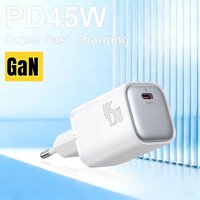 45W GaN Charger For iPhone 17 16 15 Pro Max Samsung Galaxy Fast Charger Phone Charger USB C Charger Portable PD Charger