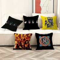 Rockband Kiss Band Kissenbezug Kissenhülle Polsterung Sofa Zierkissen Wohndekor Kissenbezug