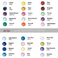 Popular Colors SS16 SS20 SS30 Non Hot Fix Rhinestones Flat Back Crystal Stones Strass Glitters For Nails Art Decor Glass Diamond