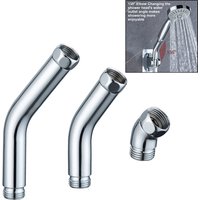1Pcs Shower Head Elbow Adapter Handheld Spray Elbow G1/2 Connections Shower Extension Angle 135° Elbow Bathroom Accessories