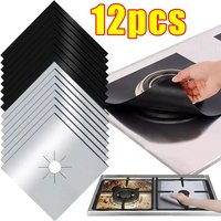 2025 New Jesoo Teflon Gas Stove Protector Mat High Temperature Resistant Oilproof Clean Pad American Style Kitchen Gadget