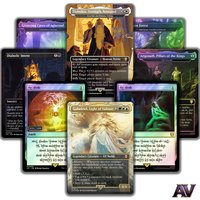 LTC Tales of Middle-earth Commander Legendary Light of Valinor the Returned King Magical Card Replica Proxy Cards holographic