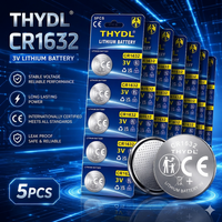 5-20PCS 3V CR1632 Battery CR 1632 Lithium Battery DL1632 BR1632 KCR1632 ECR1632 For Car Remote Control Watch Button Coin Cells