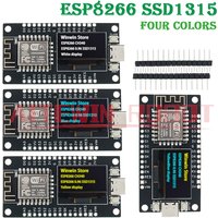 NodeMCU ESP8266 Entwicklungsboard SSD1315 0,96 Zoll OLED-Display CH340G ESP-12F WiFi-Modul TYPE-C USB für Arduino/Micropython