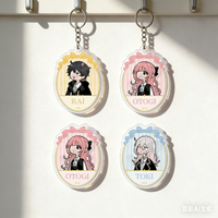 Anime Fall In Love, You False Angels Acrylic Pendant Keychains Bag Decoration Accessories Exquisite Product Holiday Gifts