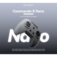 iFlight Commando 8 Nano Transmitter Radio - ELRS 2.4GHz 100mW 20dBm FPV RC remote control Built-in Battery for FPV Parts
