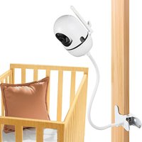 Punch-free Bendable Bracket Base Clip Universal Portable Baby Monitor Camera Holder Stand for 1/4 M6 Interface Camera Support